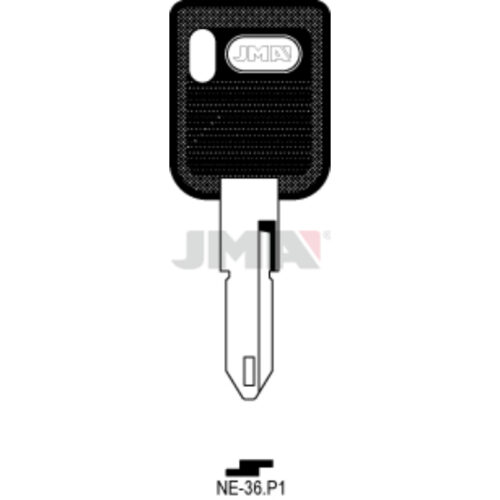 Chei Otel Plastic Negru NE-36.P1